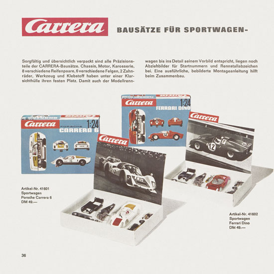 Carrera Katalog 1967-1968