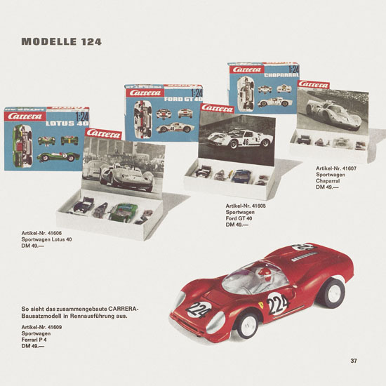 Seite 39 Carrera Katalog 1967-1968