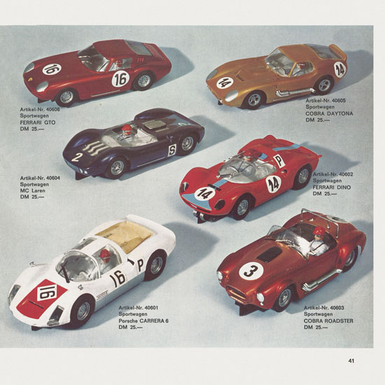 Seite 43 Carrera Katalog 1967-1968
