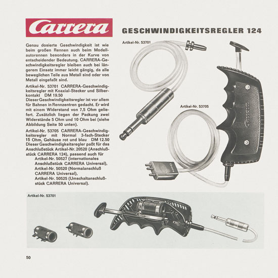 Seite 52 Carrera Katalog 1967-1968