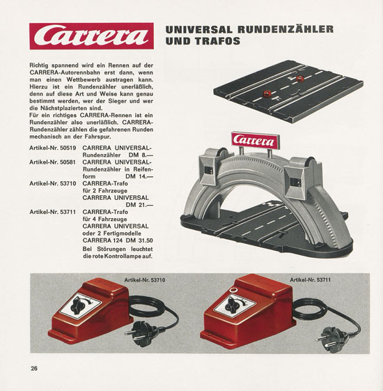 Carrera Katalog 1968-1969