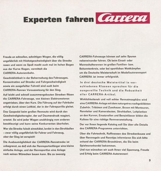 Carrera Katalog 1970-1971