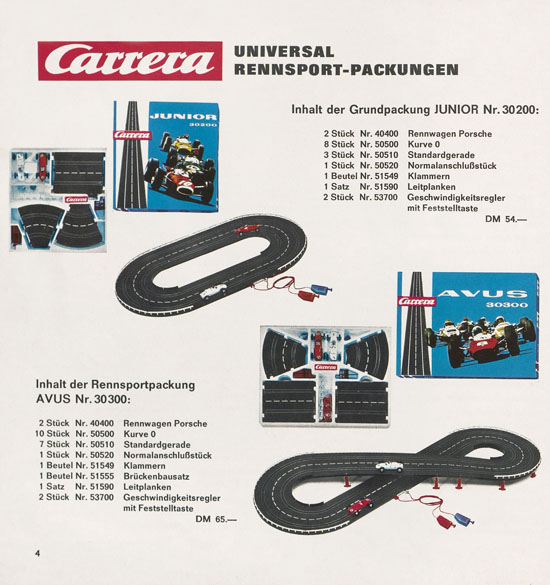 Carrera Katalog 1970-1971