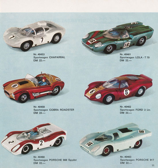 Carrera Katalog 1970-1971