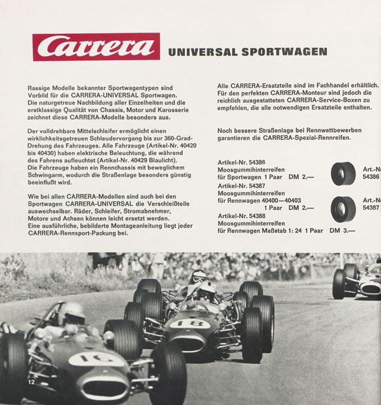 Carrera Katalog 1970-1971