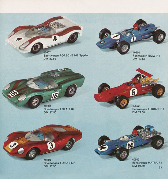 Carrera Katalog 1970-1971