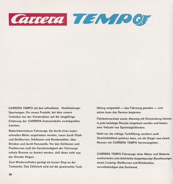 Carrera Katalog 1970-1971