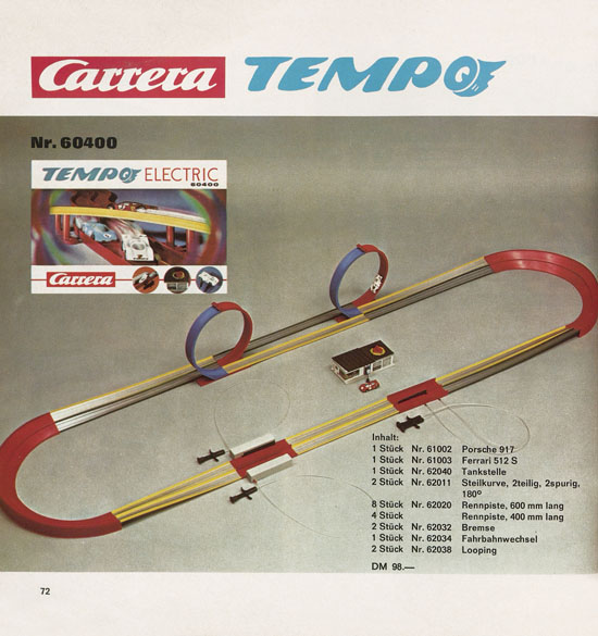 Carrera Katalog 1970-1971