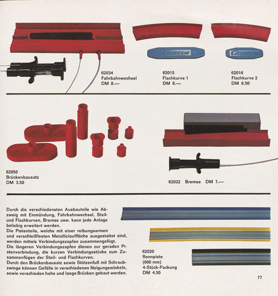 Carrera Katalog 1970-1971