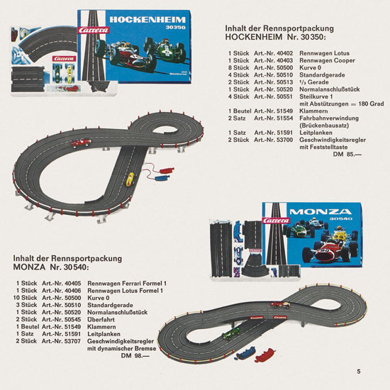 Seite 7 Carrera Katalog 1971-1972