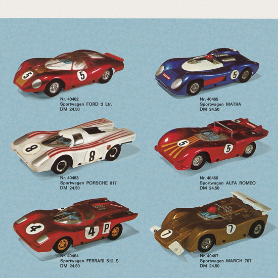 Seite 13 Carrera Katalog 1971-1972