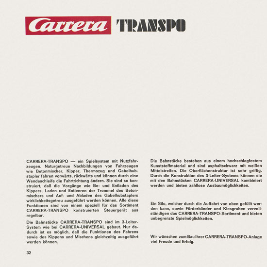 Carrera Katalog 1971-1972