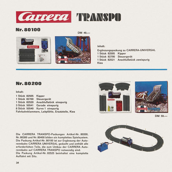 Seite 36 Carrera Katalog 1971-1972