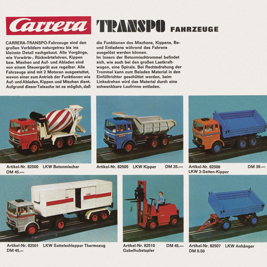 Carrera Katalog 1971-1972