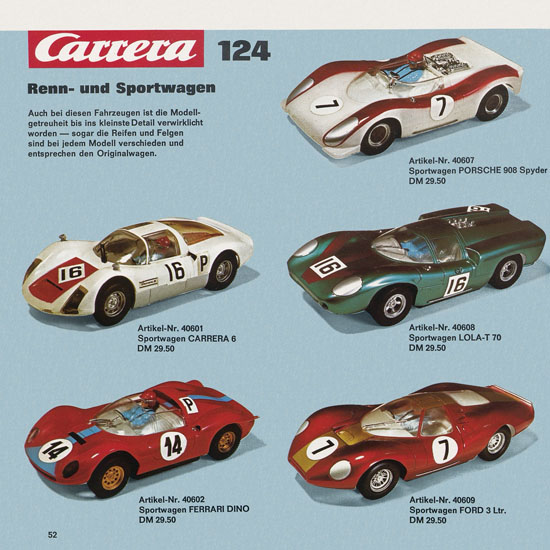 Seite 54 Carrera Katalog 1971-1972