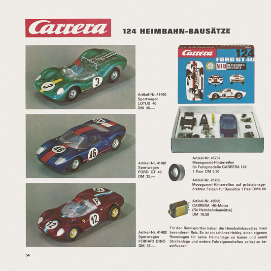 Seite 56 Carrera Katalog 1971-1972