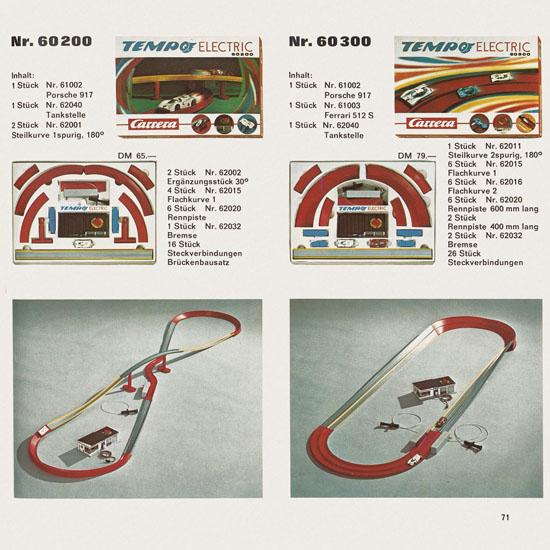 Carrera Katalog 1971-1972