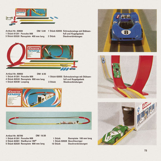 Carrera Katalog 1971-1972