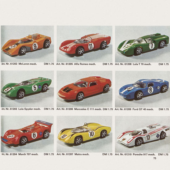 Seite 77 Carrera Katalog 1971-1972