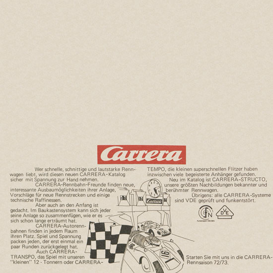 Seite 2 Carrera Katalog 1972-1973