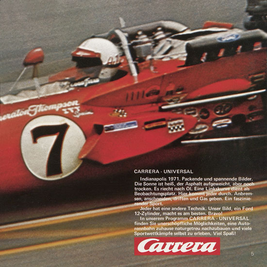 Seite 5 Carrera Katalog 1972-1973