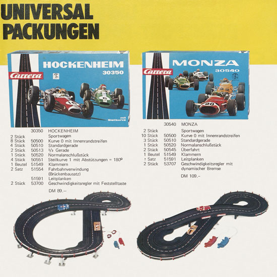 Carrera Katalog 1972-1973