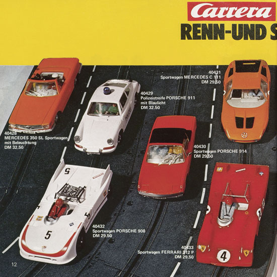 Seite 12 Carrera Katalog 1972-1973
