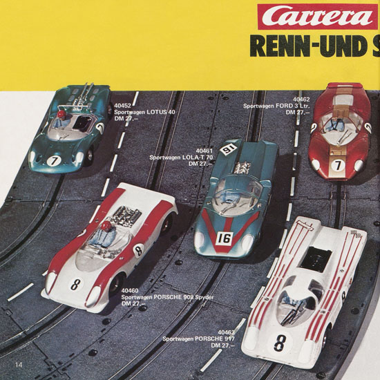 Seite 14 Carrera Katalog 1972-1973