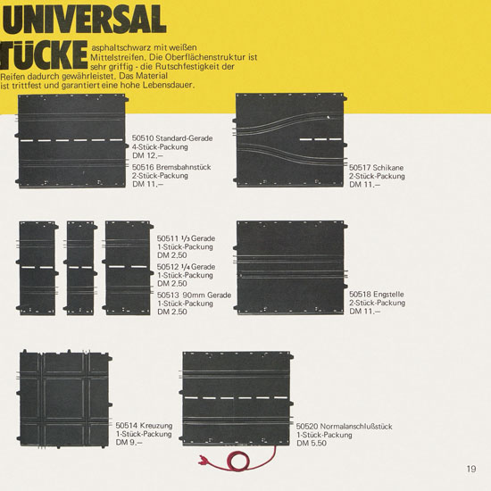 Seite 19 Carrera Katalog 1972-1973