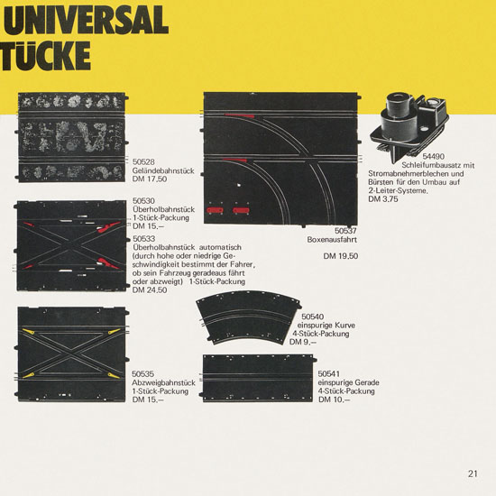 Carrera Katalog 1972-1973