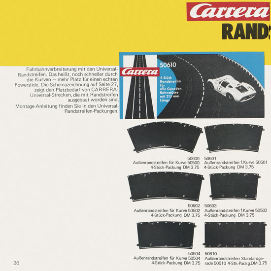 Seite 26 Carrera Katalog 1972-1973