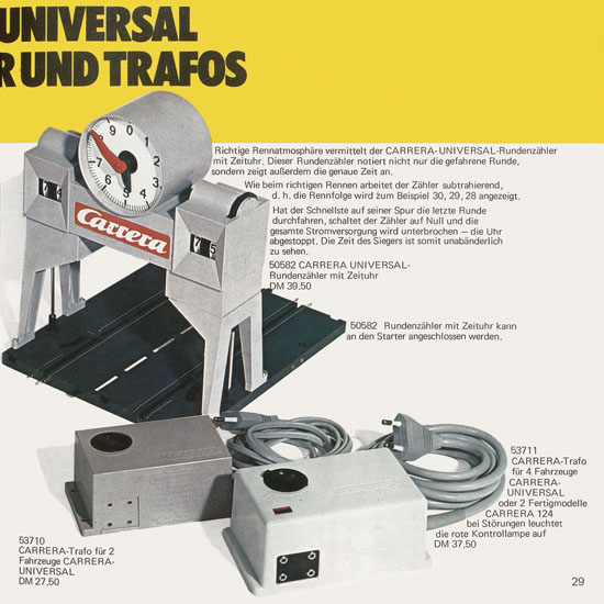 Seite 29 Carrera Katalog 1972-1973
