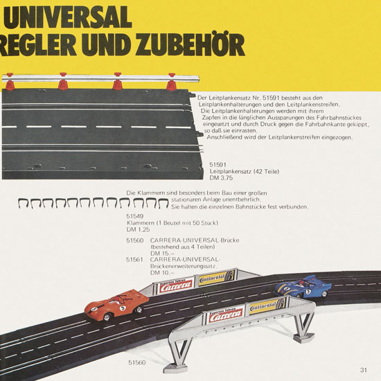 Seite 31 Carrera Katalog 1972-1973