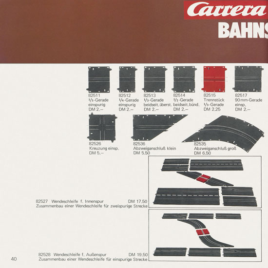 Seite 40 Carrera Katalog 1972-1973