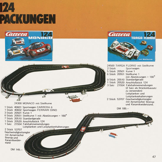 Seite 47 Carrera Katalog 1972-1973