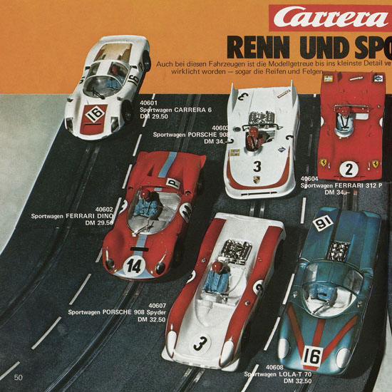 Seite 50 Carrera Katalog 1972-1973