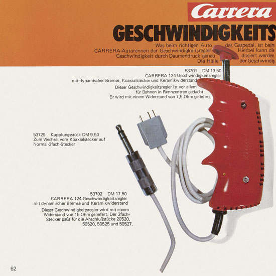 Seite 62 Carrera Katalog 1972-1973