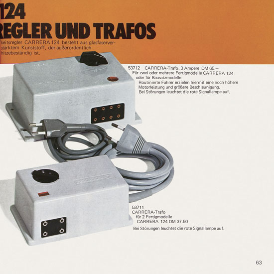Seite 63 Carrera Katalog 1972-1973