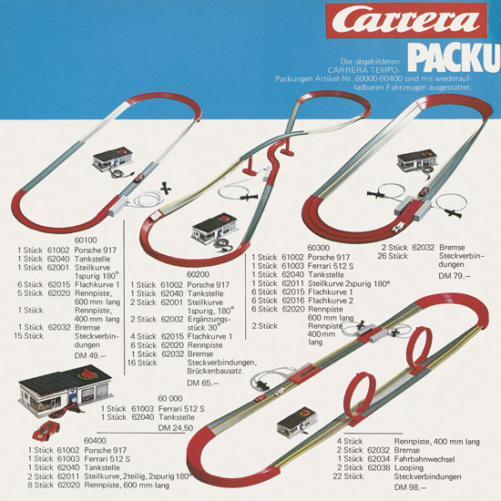 Carrera Katalog 1972-1973