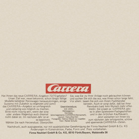 Seite 83 Carrera Katalog 1972-1973
