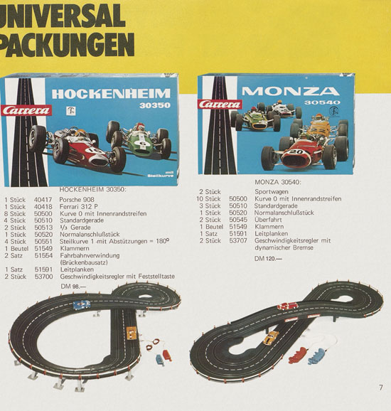 Seite 7 Carrera Katalog 1973-1974