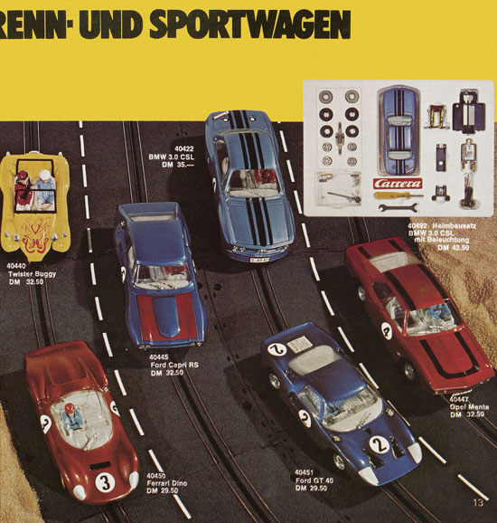 Seite 13 Carrera Katalog 1973-1974