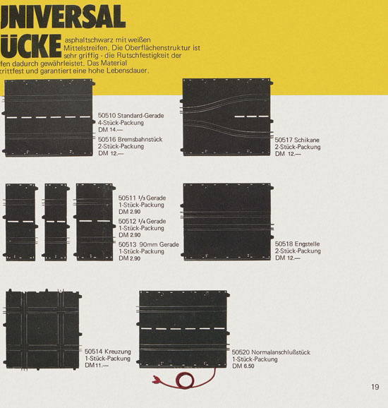 Seite 19 Carrera Katalog 1973-1974