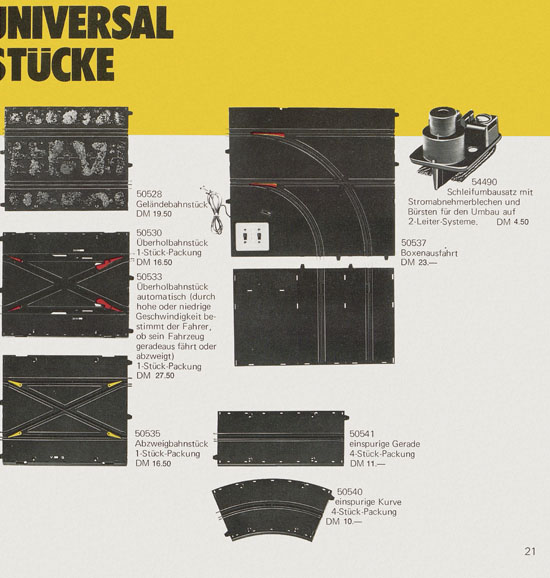 Carrera Katalog 1973-1974