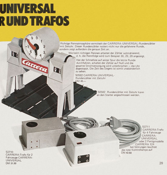 Seite 29 Carrera Katalog 1973-1974
