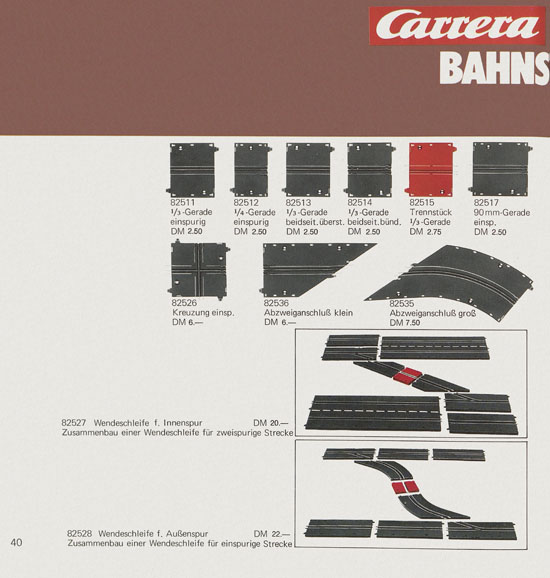 Seite 40 Carrera Katalog 1973-1974
