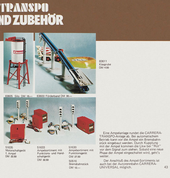 Seite 43 Carrera Katalog 1973-1974
