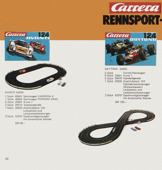 Seite 46 Carrera Katalog 1973-1974
