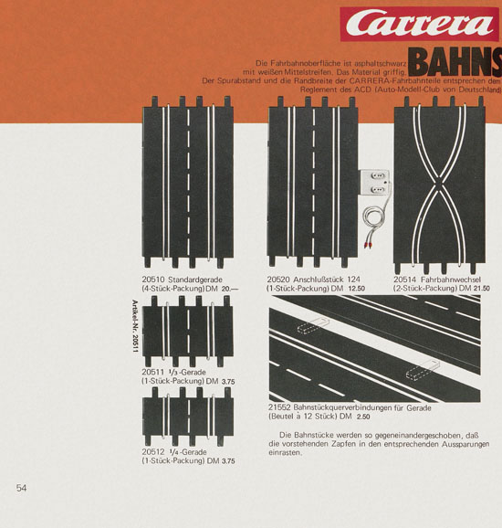 Seite 54 Carrera Katalog 1973-1974