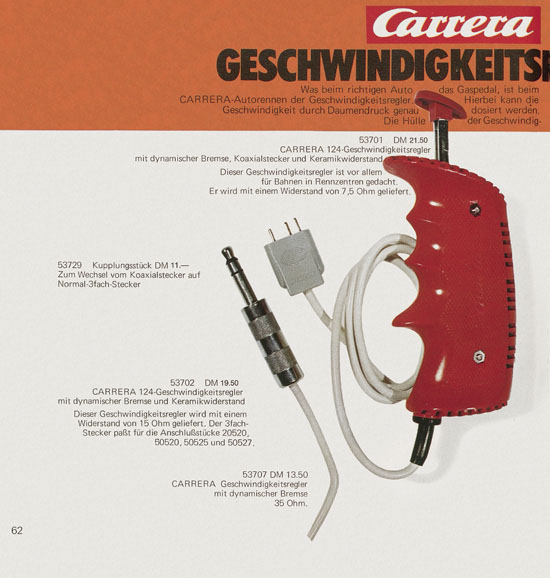 Seite 62 Carrera Katalog 1973-1974